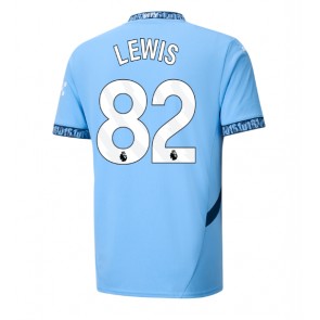 Manchester City Rico Lewis #82 Hemmatröja 2024-25 Kortärmad